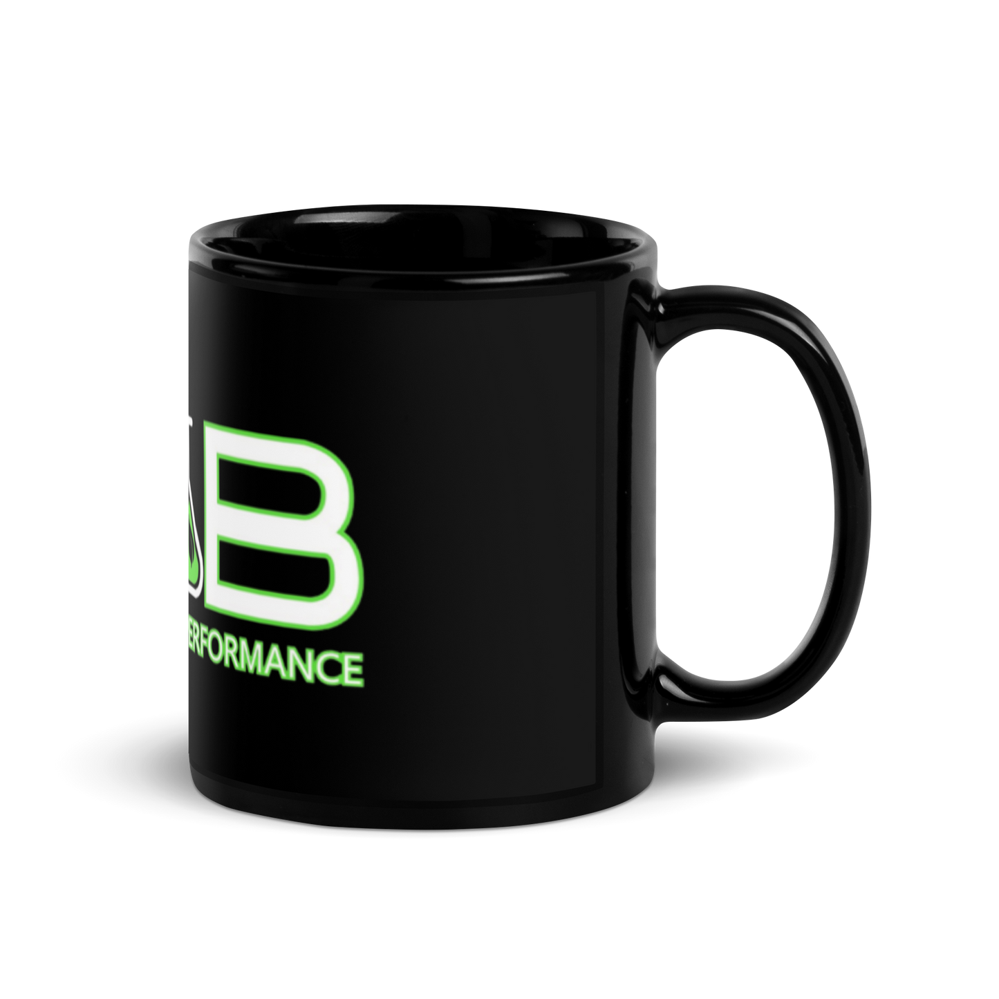 The Lab Black Glossy Mug
