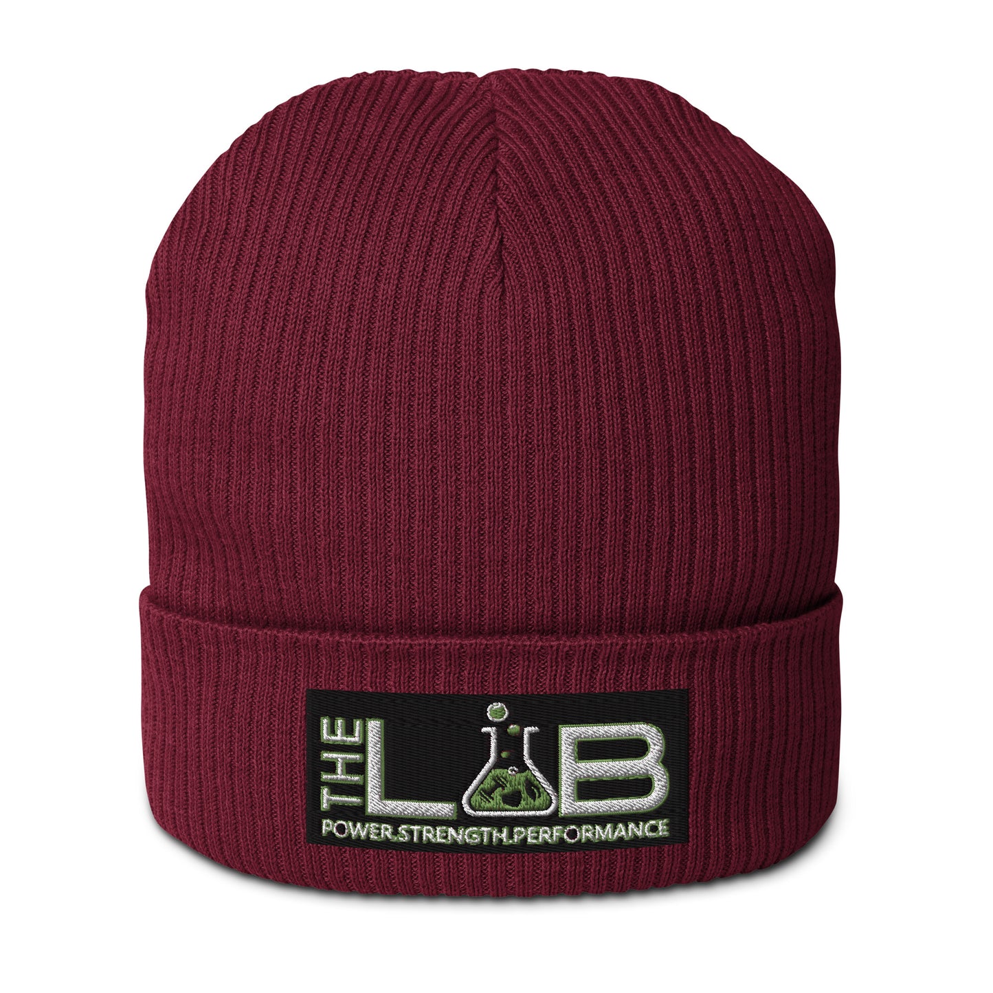 Organic ribbed beanie